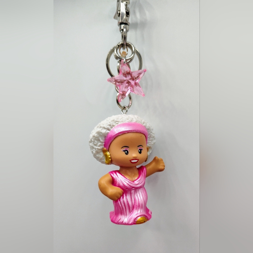 Ru Paul Little People custom bag charm / key chain.